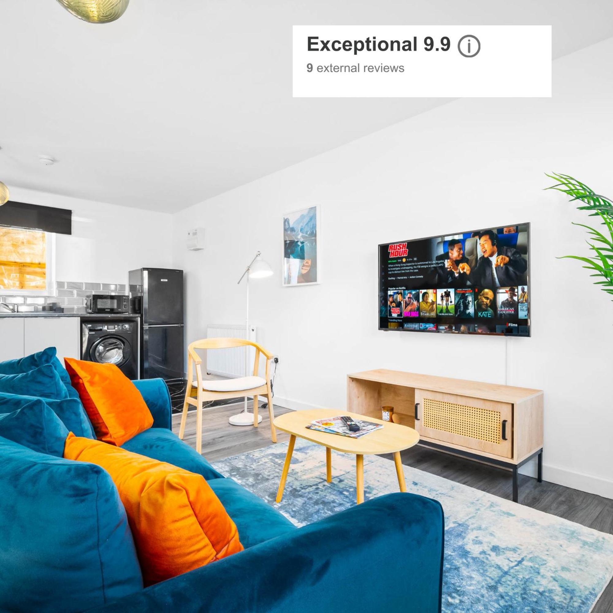 Modern Apartment - Cradley Heath - Top Rated - Netflix - Wifi - 1Mh Smethwick 外观 照片